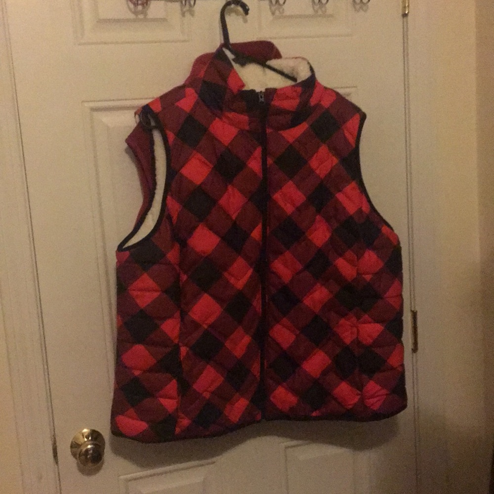 So plaid vest 2X